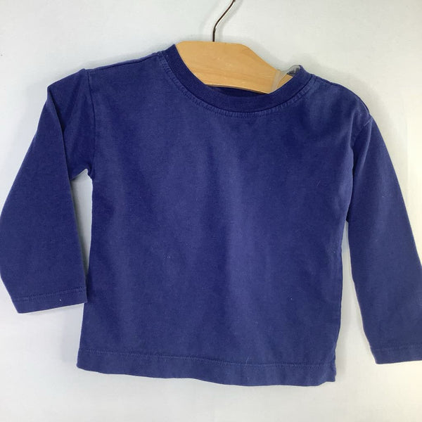 Size 18-24m (80): Hanna Andersson Navy Long Sleeve Shirt