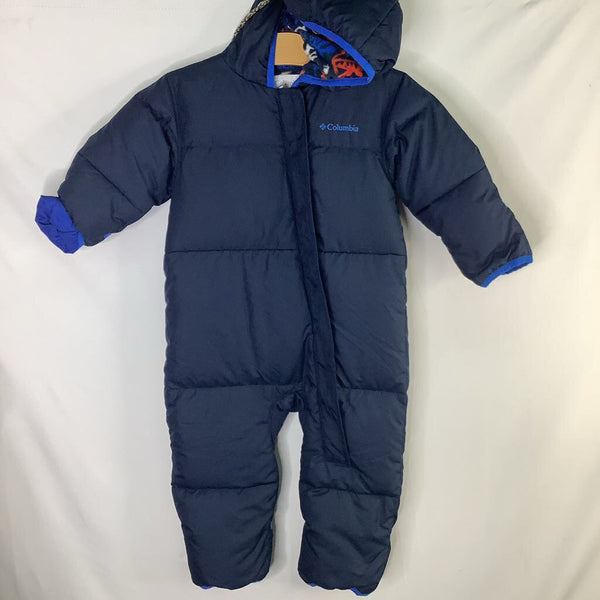 Size 18-24m: Columbia Navy Fleece Lined Down Bunting