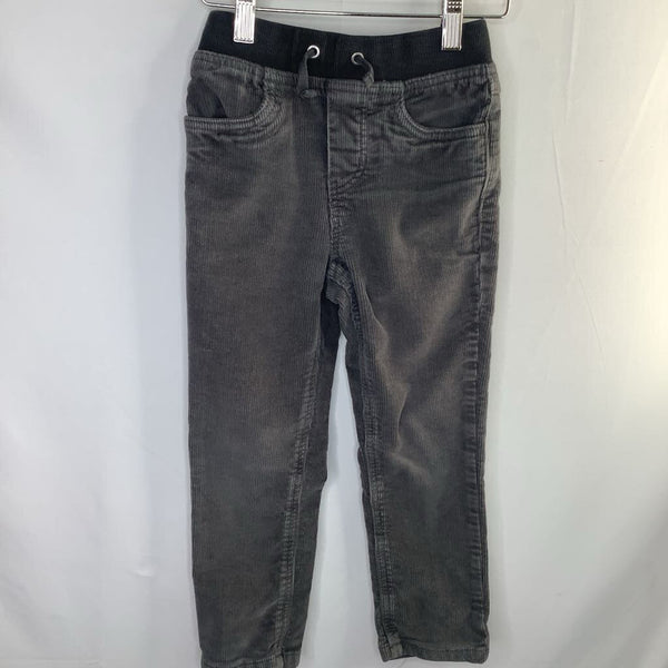 Size 5 (110): Hanna Andersson Gray Corduroy Drawstring Pants