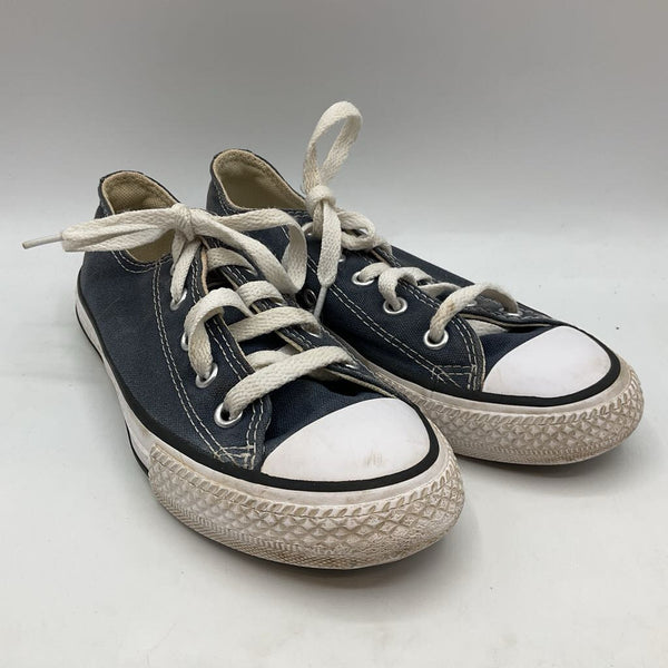 Size 1Y: Converse Blue/White Lace-Up Sneakers