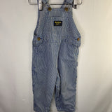 Size 2-3: OshKosh Blue/White Striped Denim Overalls