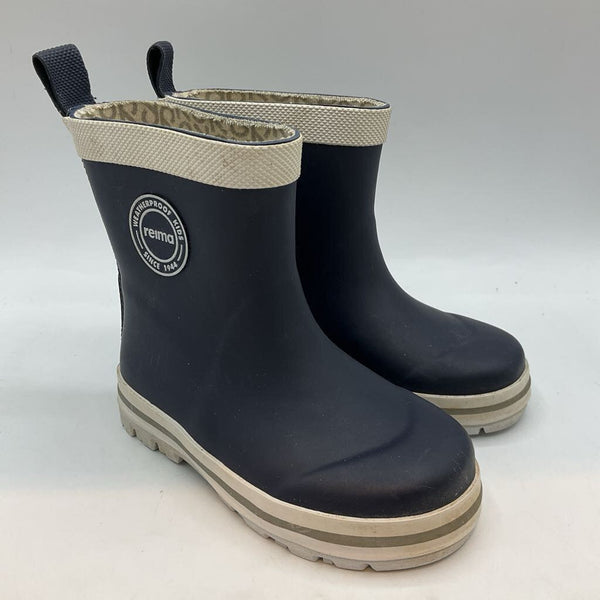 Size 7.5: Reima Navy Rain Boots