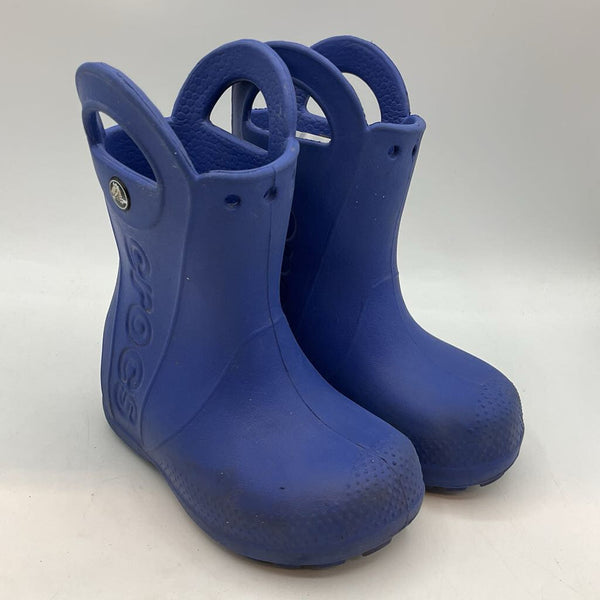 Size 7: Crocs Blue Rain Boots REDUCED