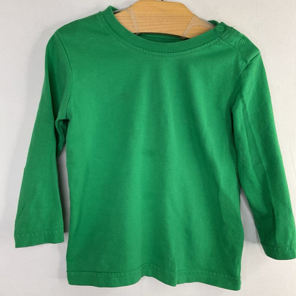 Size 12-18m: Primary Green Long Sleeve Shirt REDUCED