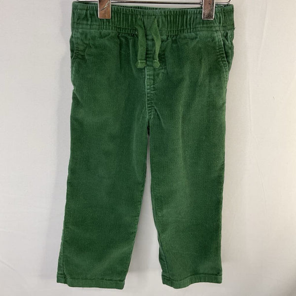 Size 12-18m: Primary Green Corduroy Drawstring Pants