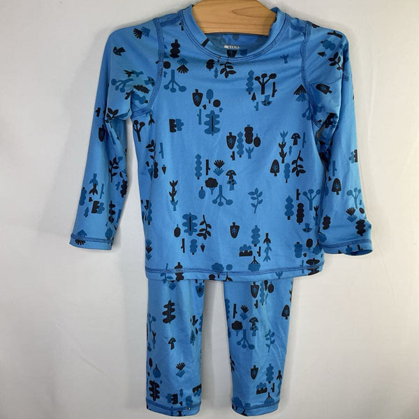 Size 2: REI Blue Trees 2pc Base Layer Set '