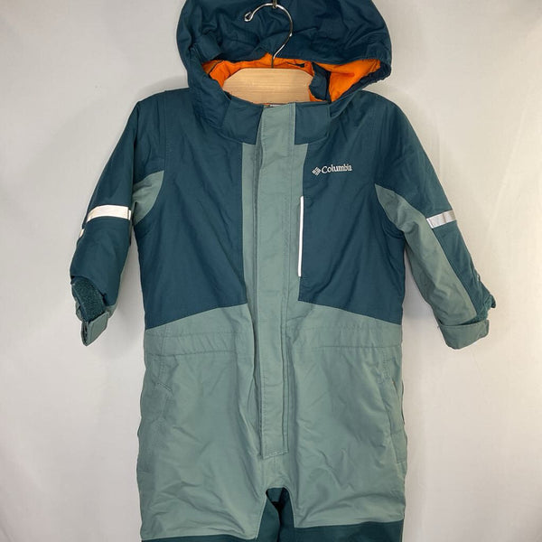 Size 18-24m: Columbia Two Tone Blue Poly Fill Snowsuit