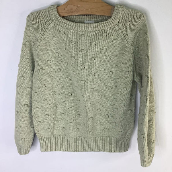 Size 5-6: Jamie Kay Sage Green Popcorn Sweater