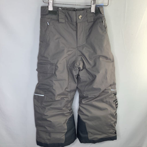 Size 4-5: Columbia Hot Gray Fleece Snow Pants