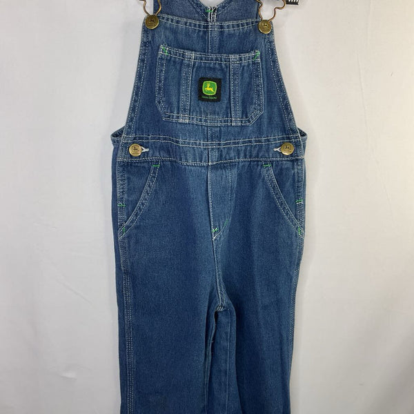 Size 3: John Deere Blue Denim Overalls