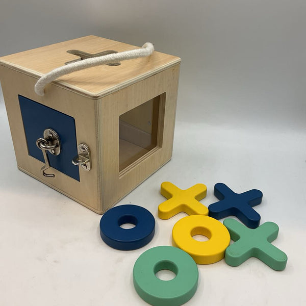 Wooden Shape Sorting Lockbox