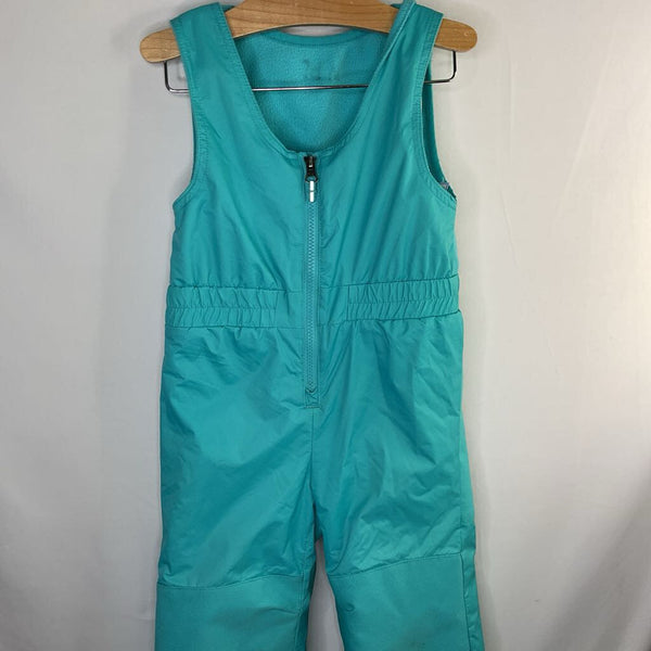 Size 4: Columbia Bright Blue Fleece Upper Snow Bib REDUCED