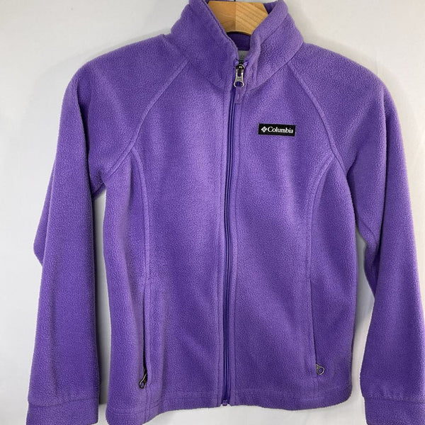 Size 10-12: Columbia Purple Fleece Zip Coat