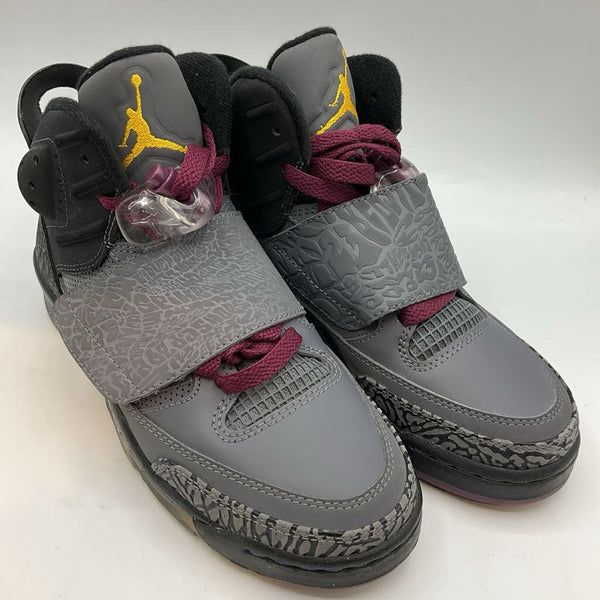 Size 3.5-4Y: Nike Air Jordan Son of Mars Bordeaux Velcro/Toggle Sneakers