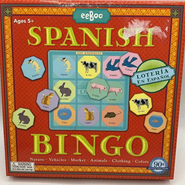 Peaceable Kingdom Spanish Bingo