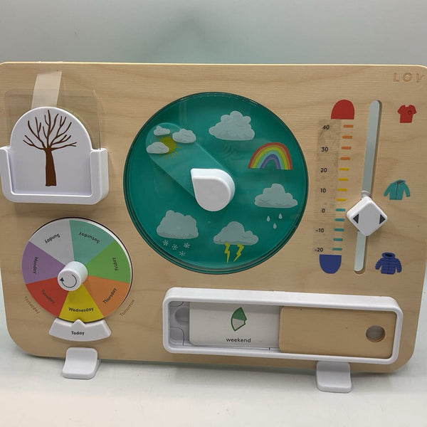 Lovevery Wooden Plan Ahead Weather Board