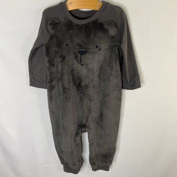 Size 12-18m: Gap Gray Fleece Teddy Romper
