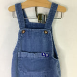 Size 2: Blue Corduroy Overalls