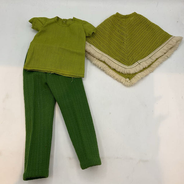 3pc Green Doll Outfit