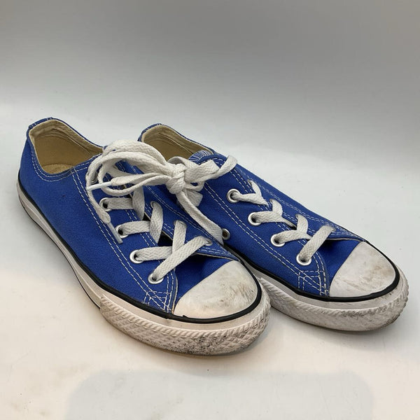 Size 1Y: Converse Blue/White Lace Sneakers