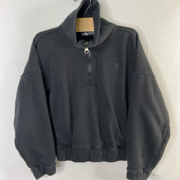Size 6: The North Face Black 1/4 Zip Sweatshirt
