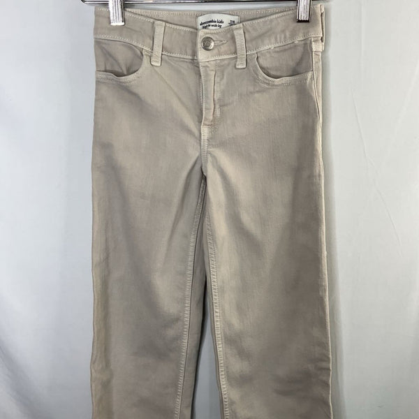 Size 7-8: Abercrombie Gray Wide Leg Adjustable Jeans