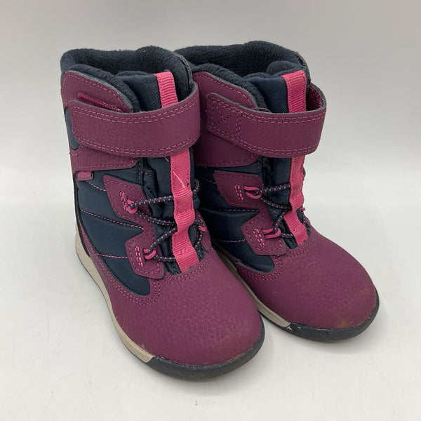Size 7: Merrell Purple/Navy Velcro Strap -25* Snow Boot