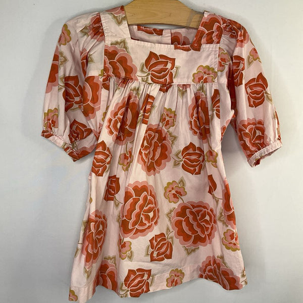 Size 2: Tea Pink/Orange Floral Dress