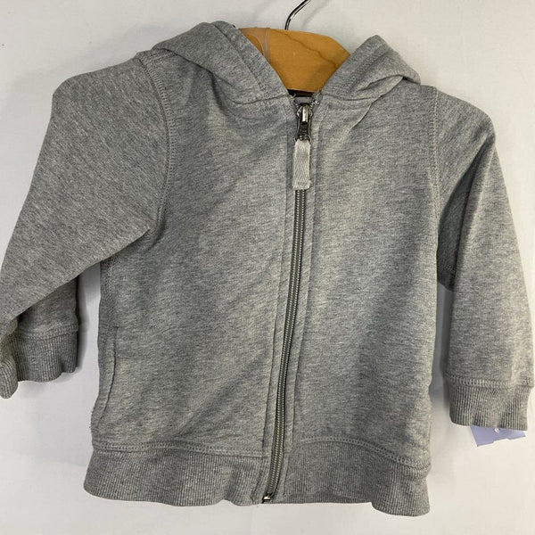 Size 18-24m (80): Hanna Andersson Gray Terry Zip Hoodie