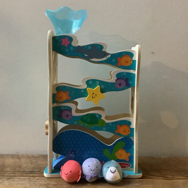 Melissa & Doug Wooden Rollables Ocean Slide