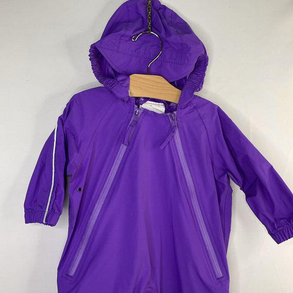 Size 12-18m: Splashy Purple Rain Suit