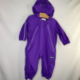 Size 12-18m: Splashy Purple Rain Suit