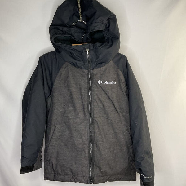 Size 4-5: Columbia Black/Gray Omni-Heat Zip Coat