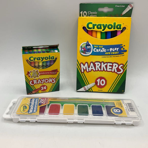 Crayola Art Supplies: Watercolors, Crayons, and Markers