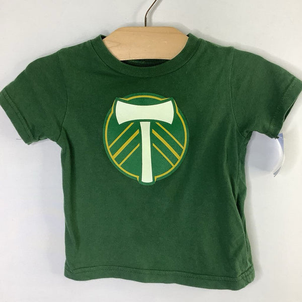 Size 18m: Green Portland Timbers T-Shirt