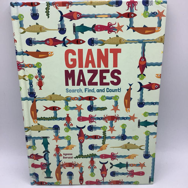 Giant Mazes: Search, Find, and Count (hardcover)