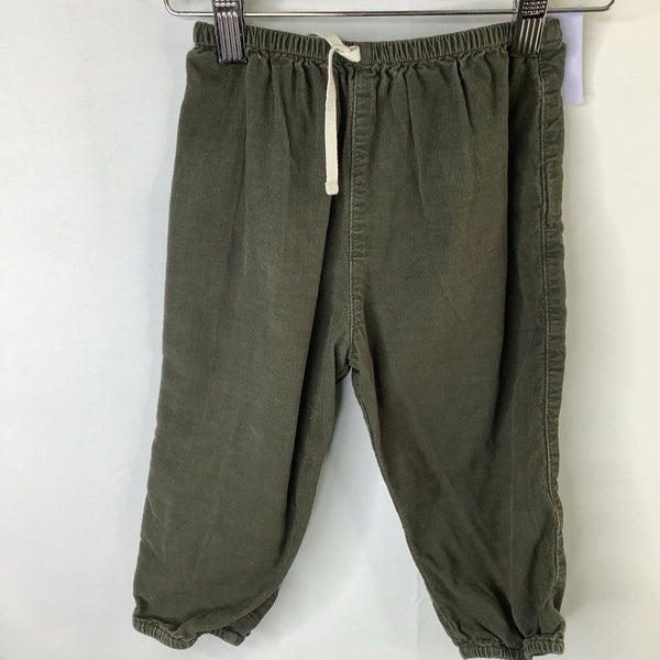 Size 2: Jamie Kay Green Corduroy Drawstring Pants