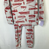 Size 4: Gap Gray/Red Fire Engines 2pc PJs