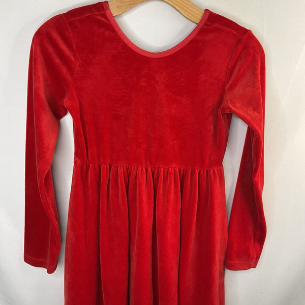 Size 10 (140): Hanna Andersson Velour Long Sleeve Dress