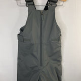 Size 4-5: Columbia Gray Fleece Lined Snow Bib