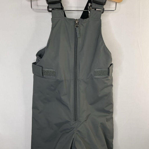 Size 4-5: Columbia Gray Fleece Lined Snow Bib