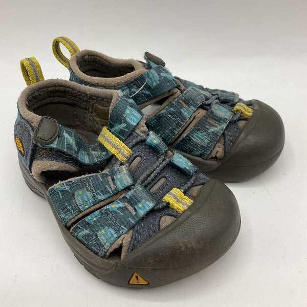 Size 5: Keen Blue/Gray Velcro Sandals REDUCED