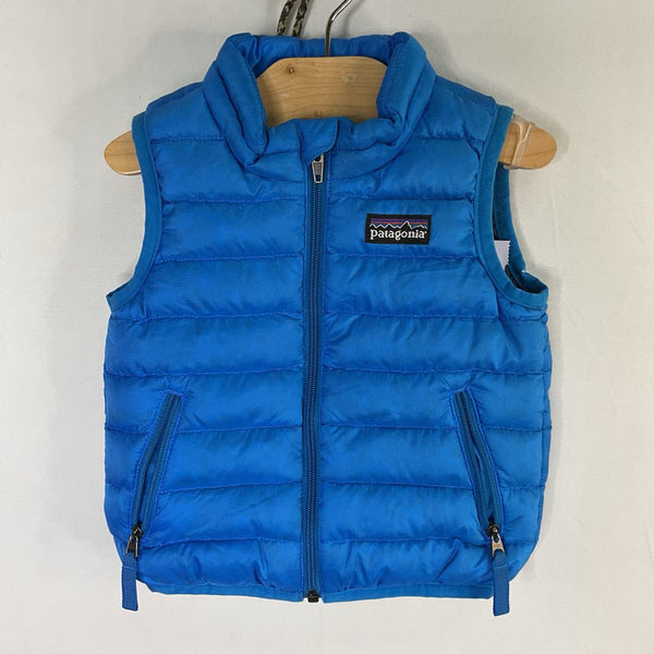 Size 6-12m: Patagonia Blue Goose Down Puffer Vest