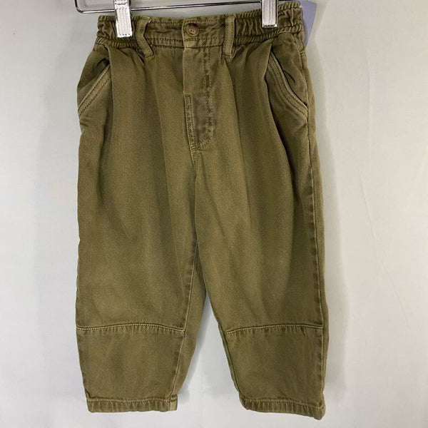 Size 3: Zara Green Soft Waist Pants
