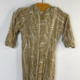 Size 3-6m: Kate Quinn Green Vines Hooded Romper