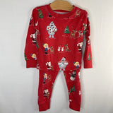 Size 2: Pottery Barn Red Rudolph 2pc Holiday PJs REDUCED
