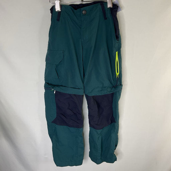 Size 5-6: Quechua Green/Blue Convertible Hiking Pants