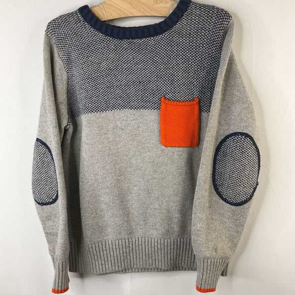 Size 6-7: Boden Gray/Blue/Orange Sweater REDUCED