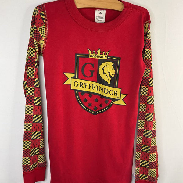 Size 10 (140): Hanna Andersson Red/Yellow Gryffindor Cotton 2pc PJs PJs
