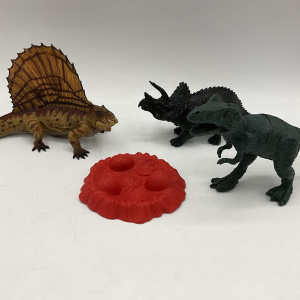 3pc Dino Figurines